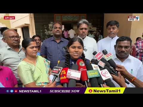 இளம் விஞ்ஞானிக்கான பயிற்சியில் பங்கேற்ற டிவைனா மாணவியை பாராட்டிய ஆட்சியர் இரத்தினசாமி