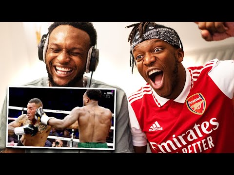KSI REACTS TO MY 6TH PRO FIGHT KNOCKOUT!