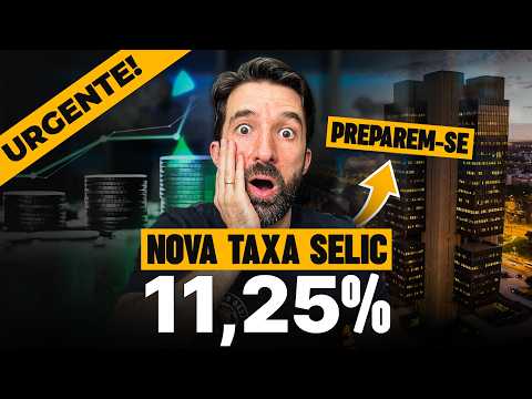 A TAXA SELIC SUBIU para 11,25%! O que fazer com os seus investimentos agora?