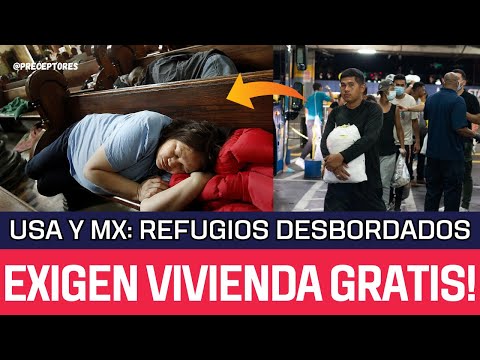 MIGRANTES DESALOJADOS TOMAN IGLESIAS EN EE.UU. Y MEXICO!