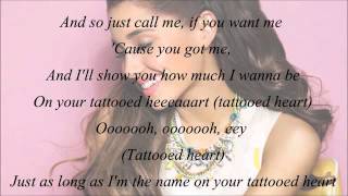 750+ Free Download Tattooed Heart Lyrics Ariana Idea Tattoo