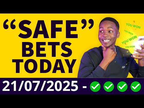 FOOTBALL PREDICTIONS TODAY 21/07/2025 - 7+ ODDS, 2.0+ ODDS Betting Tips