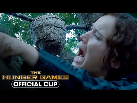 Katniss Drops Hive of Tracker Jackers on Careers | The Hunger Games