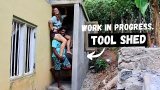 Building a tool shed & working on the garden (the start of...)