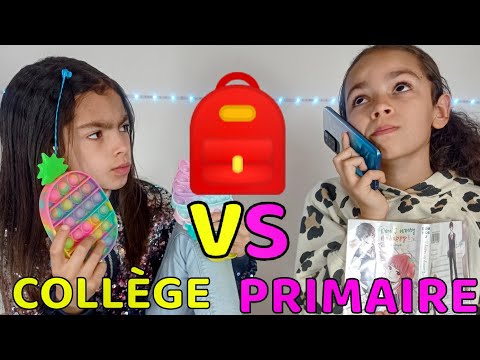 COLLÈGE VS PRIMAIRE (partie 2) sketch