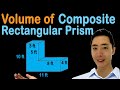 Calculating Volume of Composite Prisms