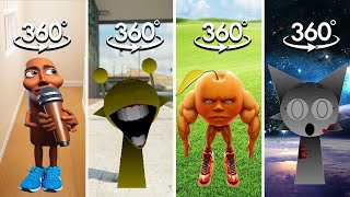 Find Italian Brainrot x Incredibox Sprunki MEME COMPILATION | Finding Challenge 360º VR Video