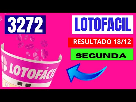 Lotofácil 3272- Resultado Lotofacil Concurso 3272