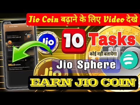 Jiosphere 10 Tasks for earn jio coin | how to earn jio coin in jiosphere | Earn Jio Coin Faster