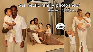 Our Hectic Family Photoshoot With TWO Toddlers!