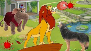 حواديت الاسد _كرتون_قصص بالعربي@العابدقدق