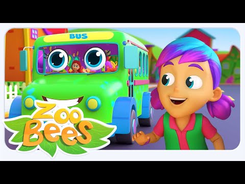 Las Ruedas En El Bus Van Rueda Rueda - Canción Infantil Y Más Poemas