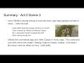 Othello's Actions and Motivations