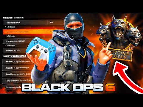 LES STATS & PARAMÈTRES MANETTE du JOUEUR #1 au MAITRE PRESTIGE sur BLACK OPS 6! (PS5, PC SETTINGS)