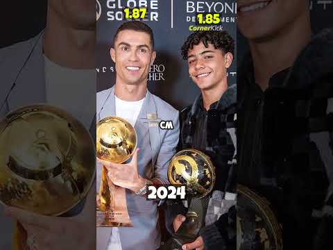 Ronaldo jr's height may prevent him from playing football 🤔🤔