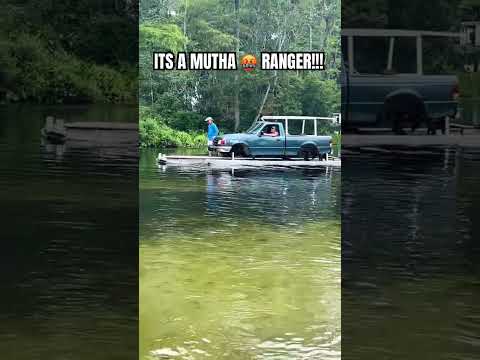 TRUCK ON THE WATER 💦 #fordtrucks #truck #fordperformance #fordranger #offroadoverland #outdoors