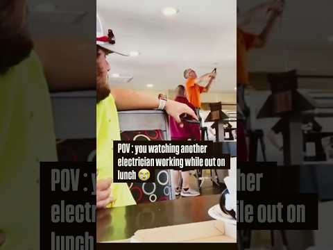 He should’ve help him 💡 #electrician #handyman