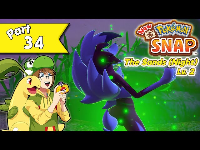 New Pokemon Snap walkthrough (w/ commentary) Part 34 - The Sands (Night) Lv. 2!