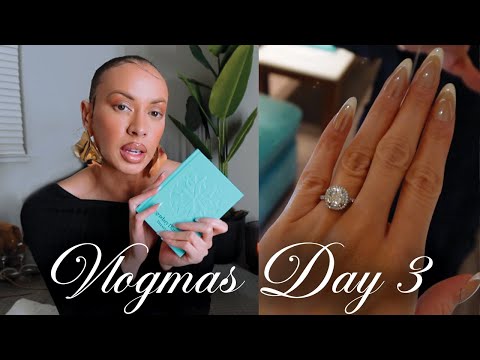 VLOGMAS DAY 3! Engagement Rings at Tiffany's, Victoria's Secret Shopping Spree, Holiday Gift Ideas