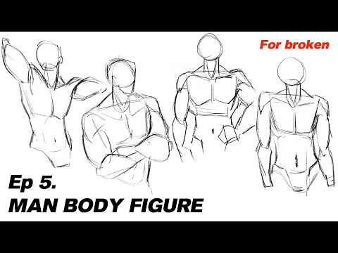 For broken ⭕️ Step 5. MAN BODY FIGURE process