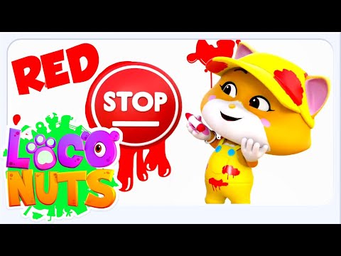 Red Color Song, Nursery Rhymes And Learning Videos for Kids