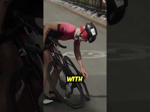 😭She Fell off The Cycle But Refused To Give Up..! 🫡