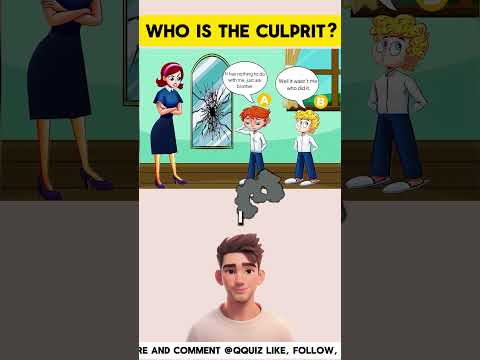 Who is the culprit? #riddlechallenge #riddleoftheday #enigma #logicpuzzles #riddle #brainteasers