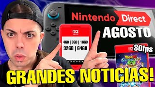 🔥Llegan GRANDES NOTICIAS para Nintendo SWITCH 2! Otro DIRECT, Más FÍSICO REAL en SWITCH 2 y +!
