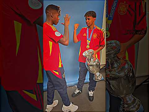 لامين يامال يلعب جراه ورقة مقص مع نيكو ويليامز😂❤️🔥#shorts#neymar#ronaldo#messi#football#edit#fy#