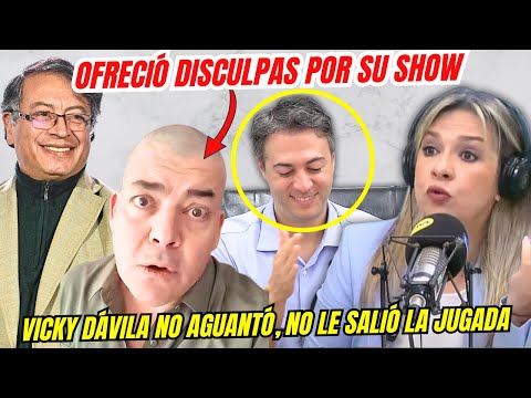 Vicky Dávila SALIÓ CORRIENDO POR ESTO, el "FAMOSO PERIODISTA" de Caracol NO AGUANTO -Mr. Carvajalino