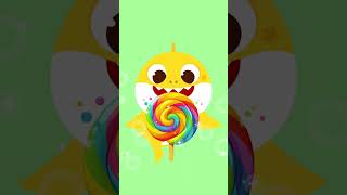 Mukbang do Bebê Tubarão 🍭🍦🍩 #doces #shorts