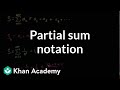 Understanding Infinite Series and Partial Sums
