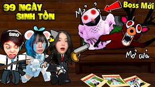 SAMMY MÈO SIMMY VÀ SIRO SINH TỒN 99 NGÀY TIÊU DIỆT BOSS MỚI BỊ ÁM TRONG ROBLOX