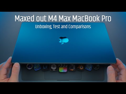 Maxed Out M4 Max MacBook Pro Unboxing, Test and Comparisons | Nano Texture Comparison