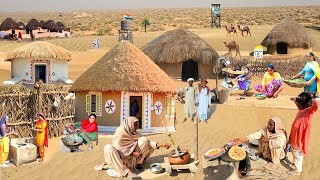 Most Beautiful Village Old Culture & Cooking | Desert Woman Routine | Village Life in Pakistan