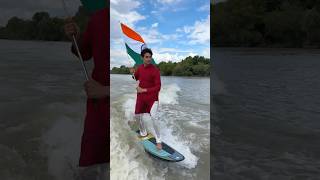 Surfing with Indian Flag! 🇮🇳 #dhruvrathee