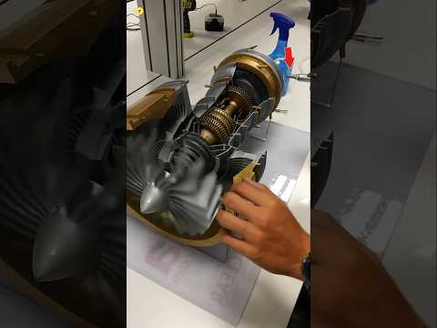 How does an turbo fan engine work❓