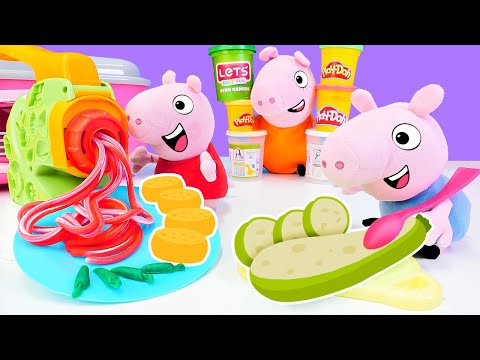 Recetas de platos con calabacín para niños. Las aventuras de Peppa y George.