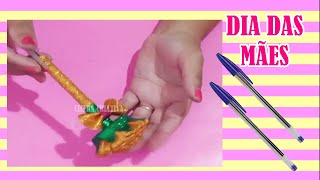 Lembrança dias das MÃES  Arte com eva #cestadepresente #lembrancinhas #lembrançadiadasmães #canetas