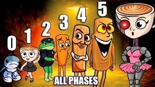 FNF Vs Italian Brainrot | Ballerina Cappuccina & Tung Tung Sahur - ALL PHASES - FNF Mod