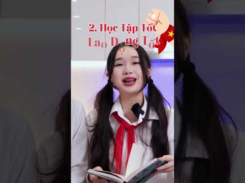 Học 5 Điều Bác Hồ Dạy: Tiếng Việt & Tiếng Anh  #shorts