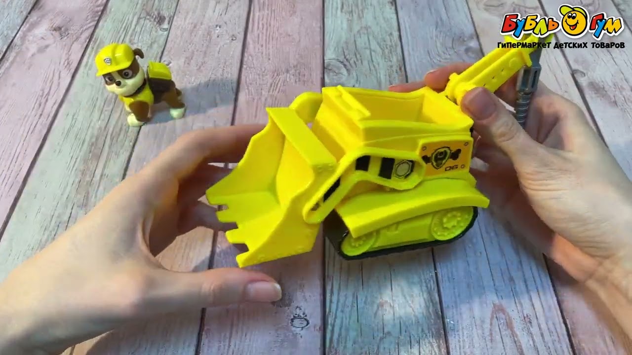 Игровой набор Щенячий патруль Крепыш с машинкой с 3лет - видео Игровой набор Щенячий патруль Крепыш с машинкой с 3лет - видео