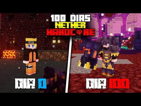 Sobreviví 100 días en Un Nether Modificado En Minecraft Hardcore... Esto pasó (Pelicula Completa)