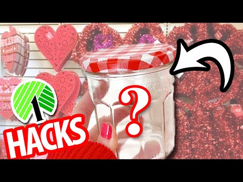 *GENIUS* $1 Dollar Tree Valentine's Day DIYs & HACKS (easy & look great!)