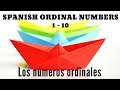 Exploring Spanish Ordinal Numbers 1-10
