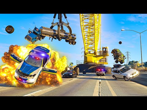 CLAW OF CARNAGE - Extreme BeamNG.Drive Car Chase