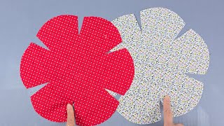 DIY Fabric Plate Mat - Free Pattern & Easy Sewing Guide