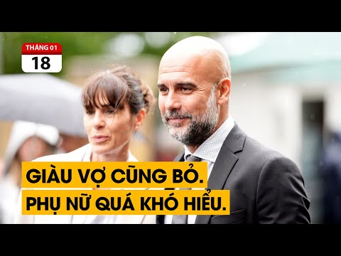 HLV Pep Guardiola bị vợ bỏ do quá đam mê công việc. Thế nào thì mới vừa lòng được phụ nữ đây ???