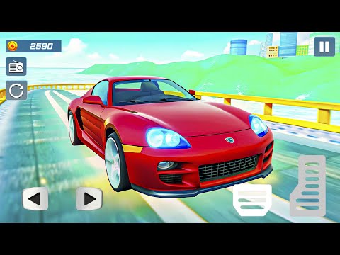 GT Impossible Sport Car Racing - Mega Ramp Car Stunts Race Simulator 3D - Android Gameplay