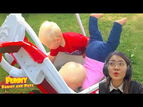 TRY NOT TO LAUGH 😂 Funny Trouble Sibling Babies #2 - Funny Baby Videos